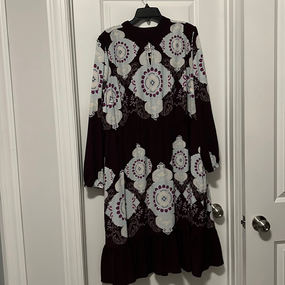 NWT print dress- Girl w/ Curves Collection from Lane Bryant. PERFECT CONDITION